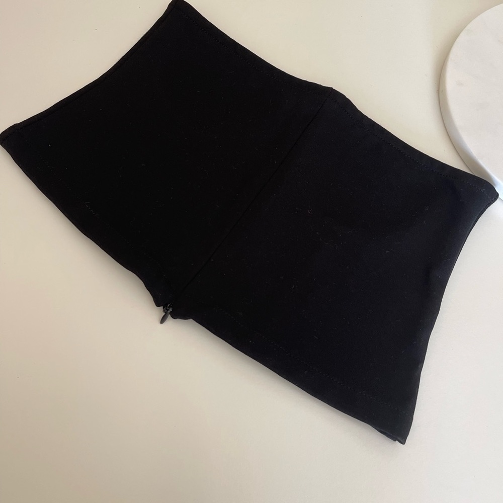 NEW Black corset with the zipper on the back - Picture 4 of 4
